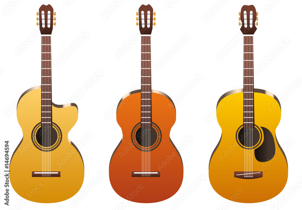 Obraz premium Guitares sèches