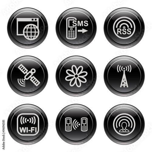 Black button for icon 30