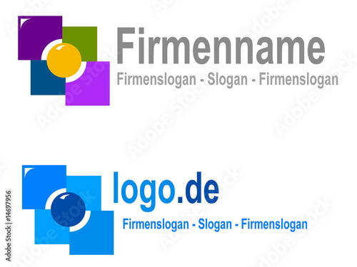 Firmenlogo Farbspiel Lila