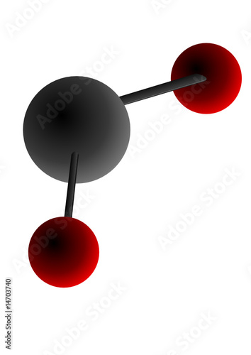 molécule de CO2 photo