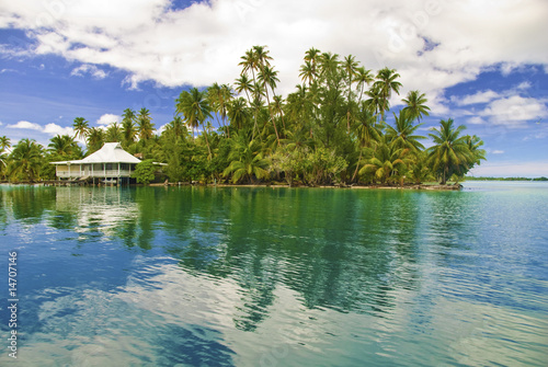 Tropical island, Huahine, French Polynesia