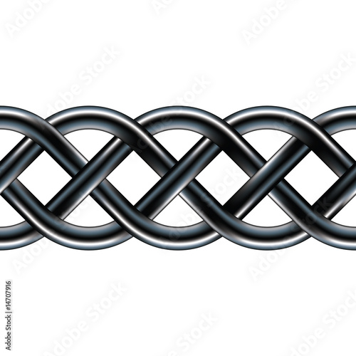 Seamless celtic design border or background