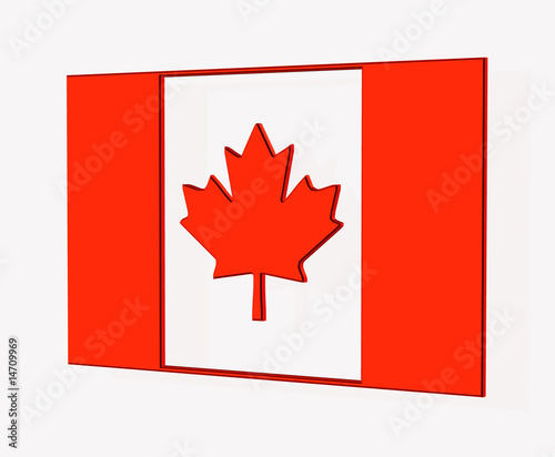 Bandera Canada 3D