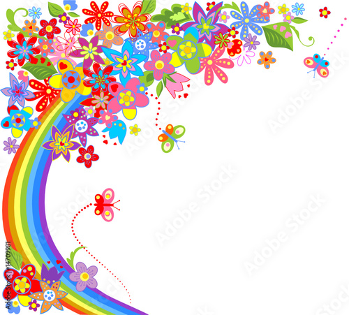 Summer colorful background