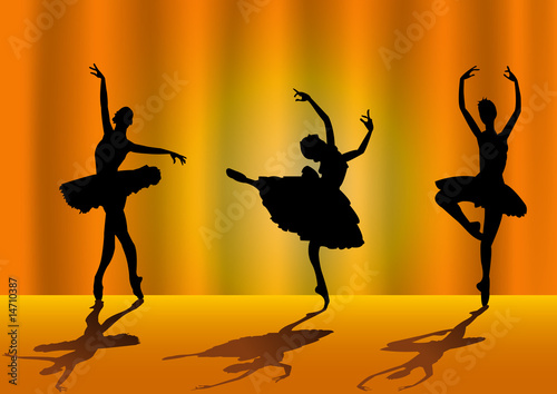 Ballerina silhouettes