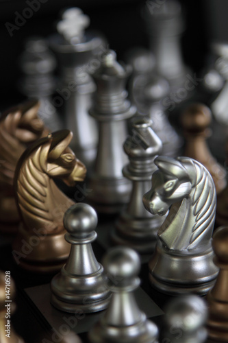 Chess Master Silver & Gold