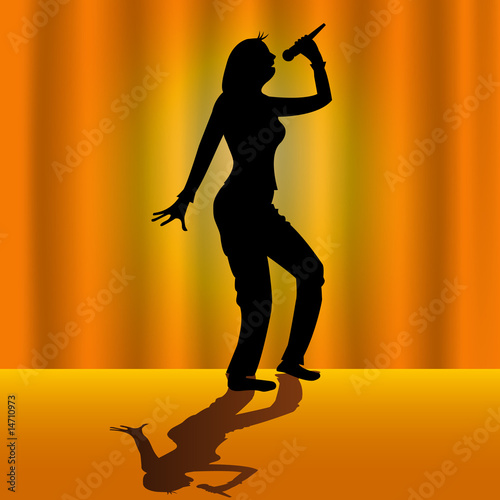 Woman singer