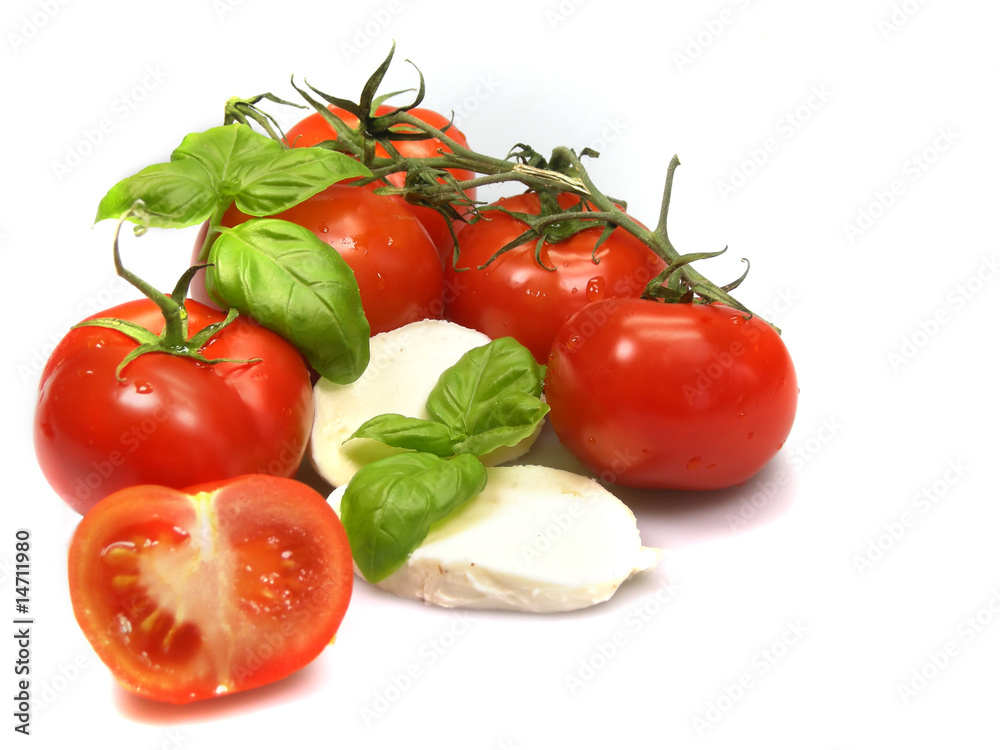 Tomaten mit Mozzarella Tomaten mit Mozzarella
