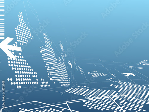 Abstract Technology background