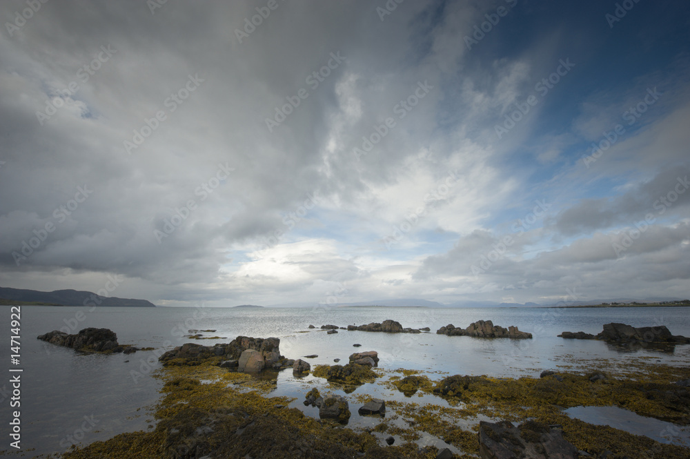 seascape with rocks in Broadford