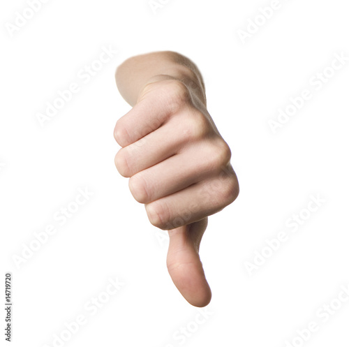 Thumbs Down Hand