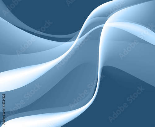 Waves in tones of Blue ll