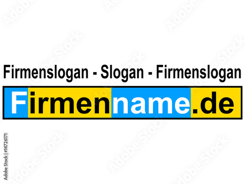 Firmenlogo Schlagzeile