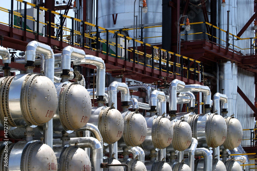 a factory oil-processing