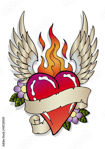 cuore alato