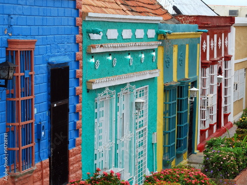 Casas marabinas, Santa Lucia, Venezuela photo