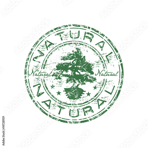 Natural rubber stamp