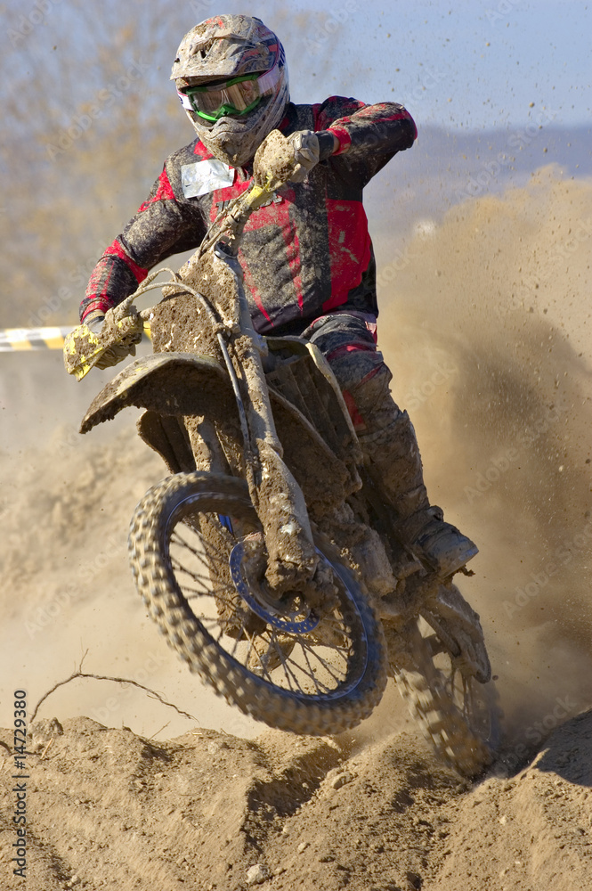 Obraz premium Motocross Powder