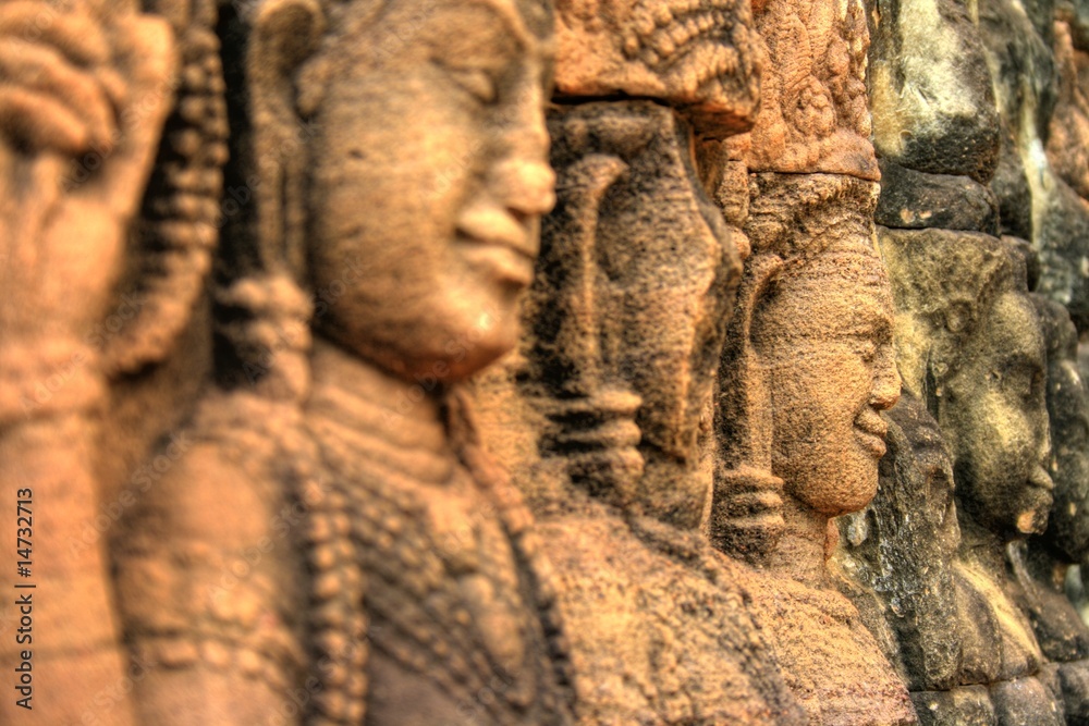 Fototapeta premium Wat Bayon (Angkor Wat) - Siam Reap - Cambodia / Kambodscha