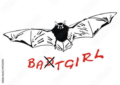 Girlie-Fledermaus