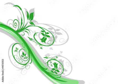 Floral Design als Hintergrund