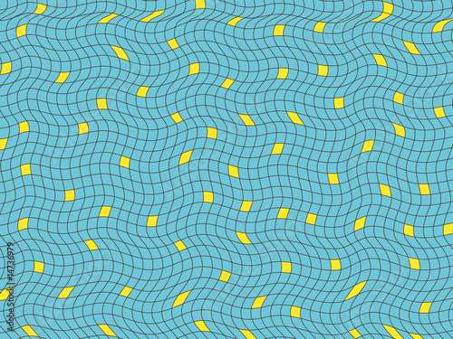 Blue-yellow mosaic
