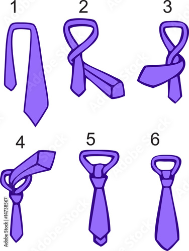 The four-in-hand knot