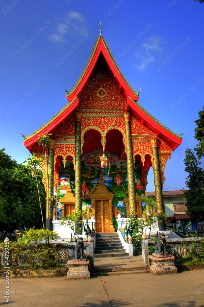 Temple in Vientiane -  Lao / Laos