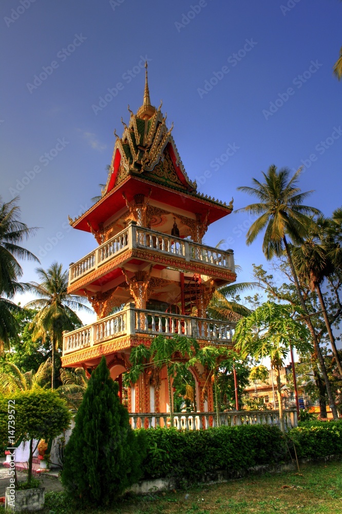 Fototapeta premium Temple in Vientiane - Lao / Laos