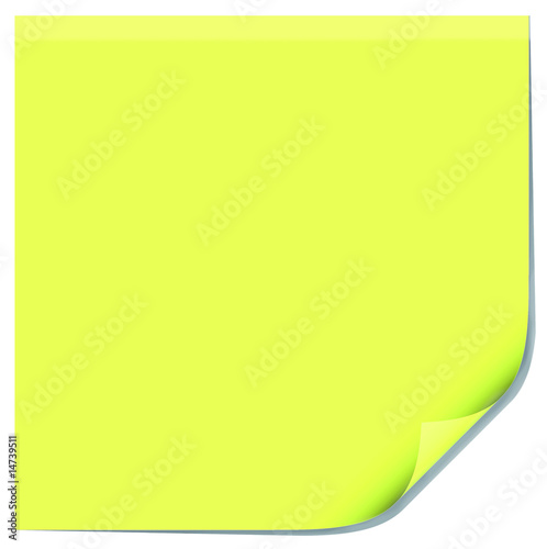 Notepaper jaune
