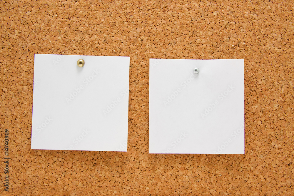 memo board with empty messages memo board with empty messages