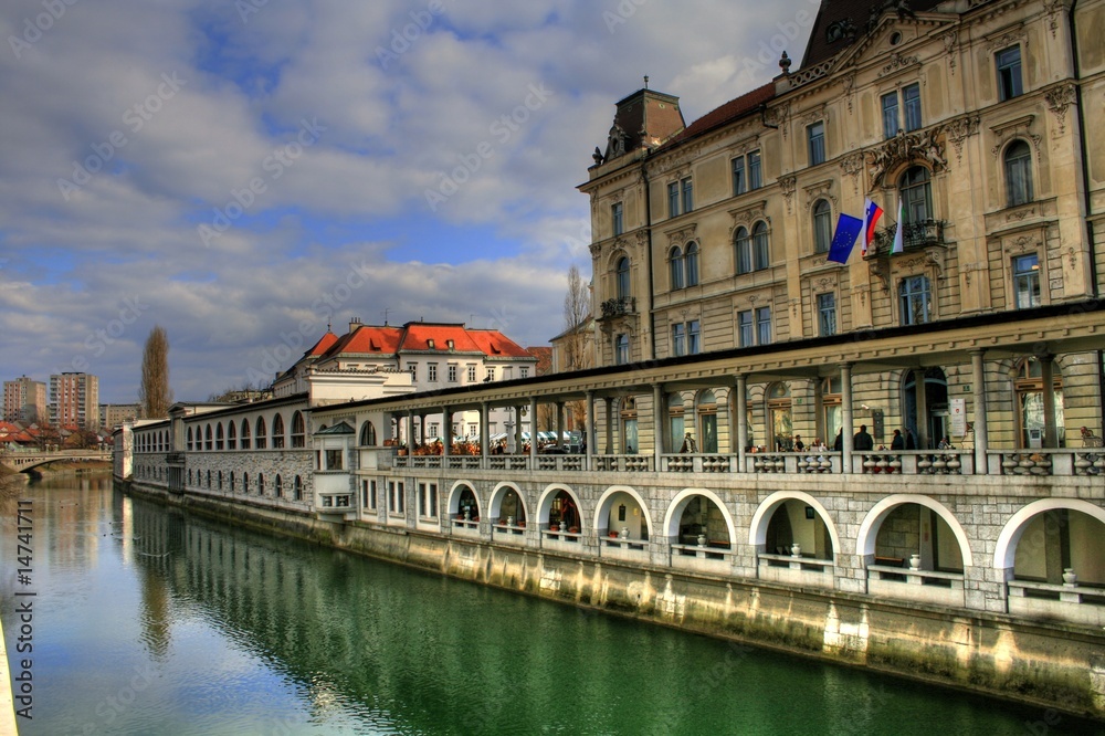 Fototapeta premium Laibach / Ljubljana - Slowakei (Slowakia)