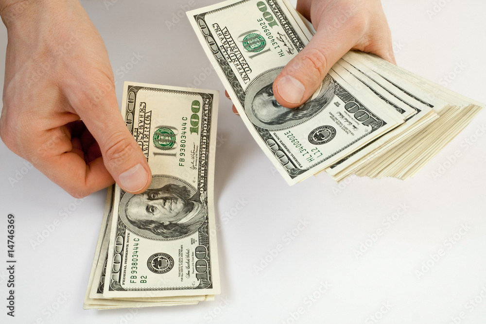 businessman counting money businessman counting money