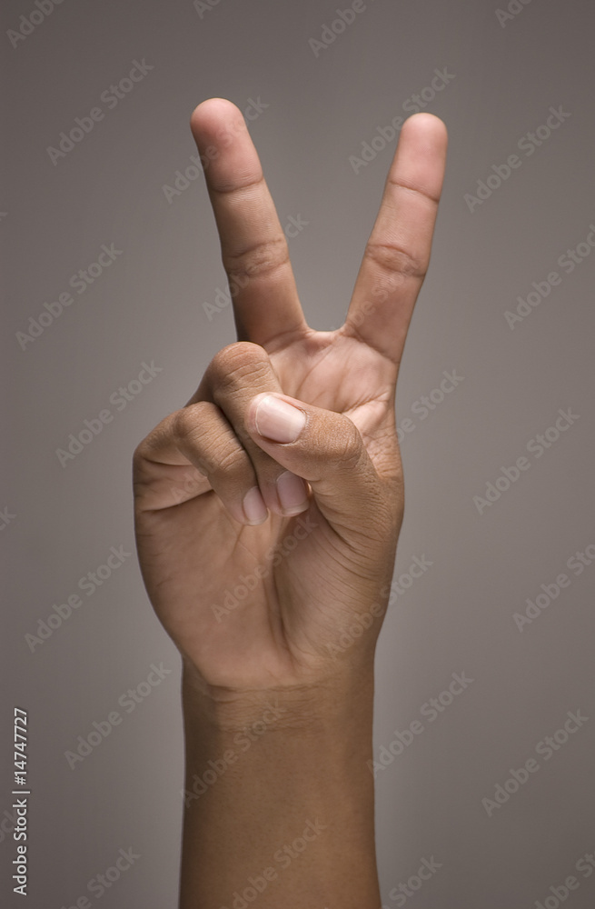 Naklejka premium Victory Sign