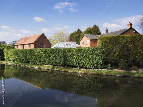 houses by canal © david hughes