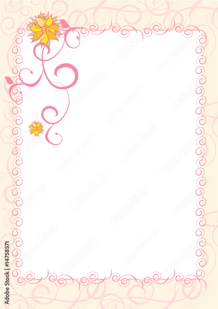 flower ornate border