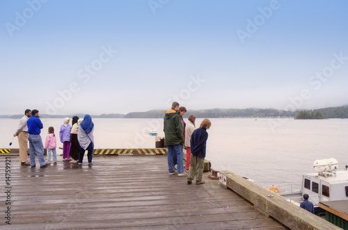 People of different Nationalities on Jetty