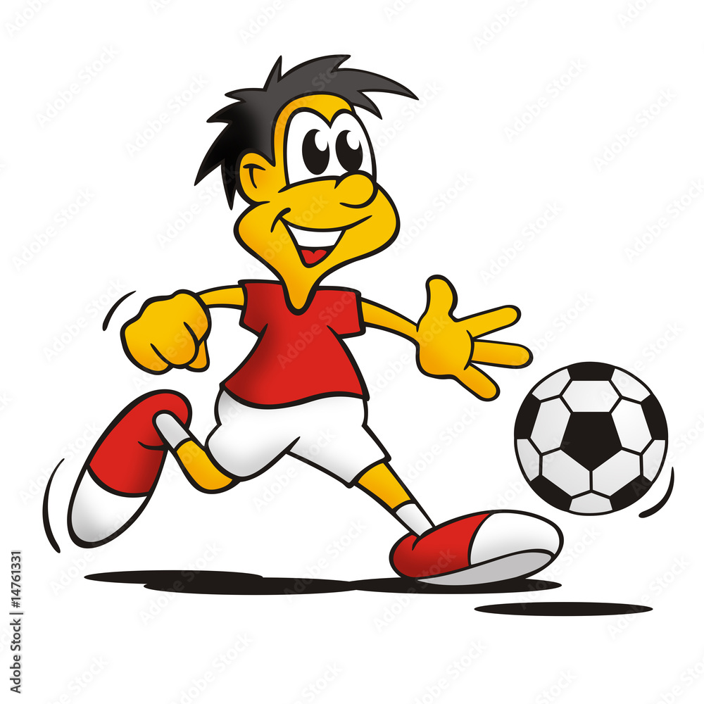 Obraz premium Fussball Stürmer