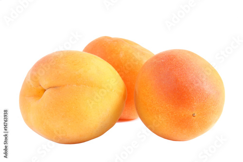juicy ripe apricots