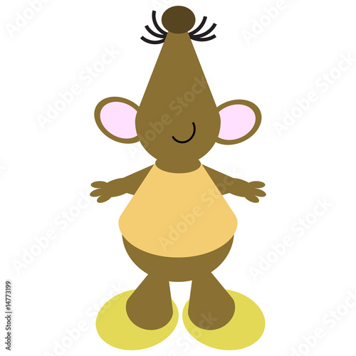 Cartoon of a Dancing Mouse