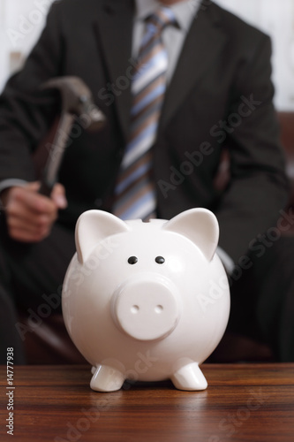 Plakat Raiding the piggy bank