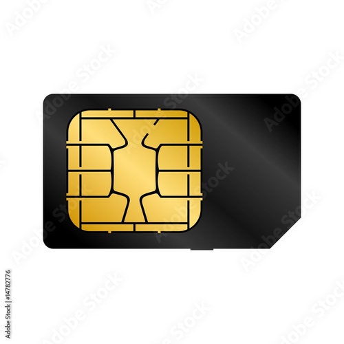 Sim Card Black