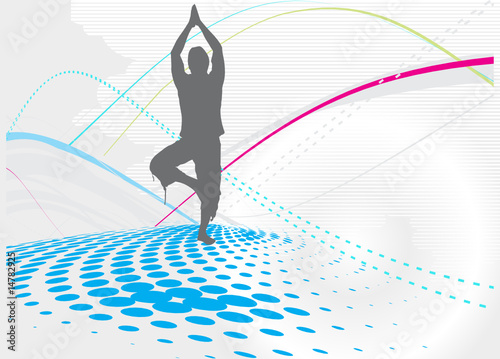 yoga vector illustration