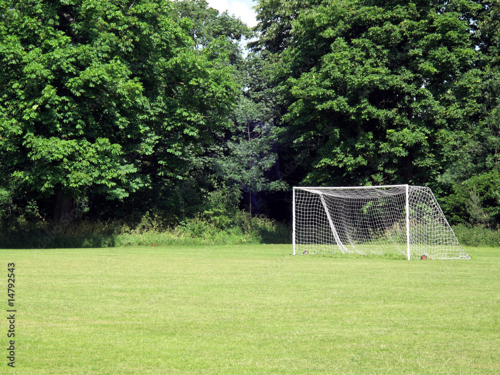 Fototapeta premium Goalpost on an amateur football pitch
