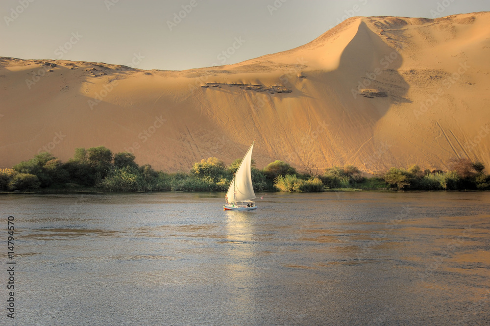 Obraz premium felucca w Egipcie