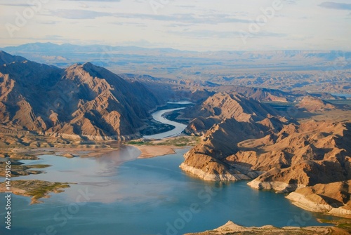 Photos River flowing into Lake Mead, USA