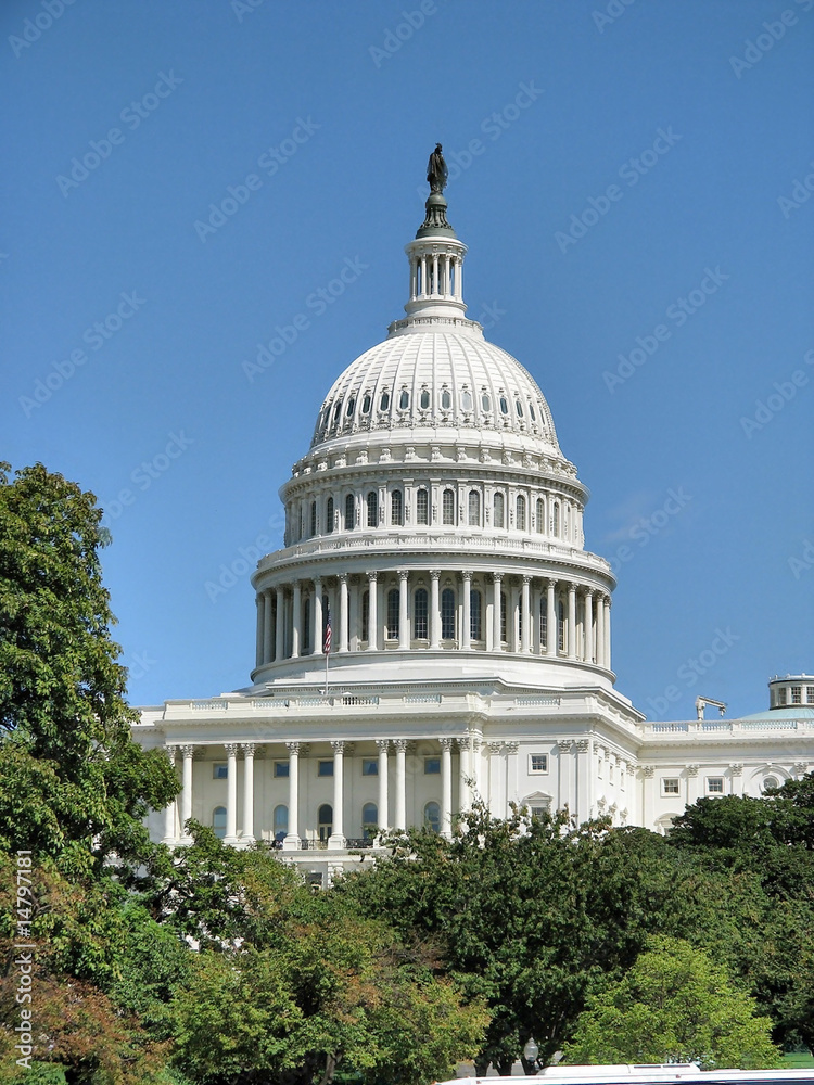 The governmental building - a symbol of the USA