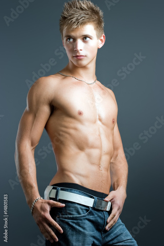 Handsome guy torso