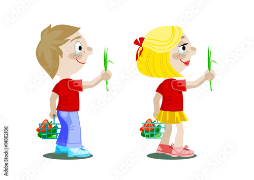 people buying fresh onion