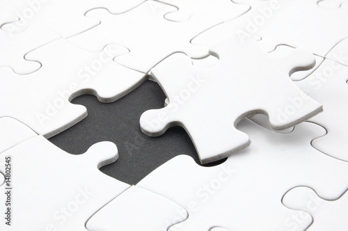 abstract jigsaw puzzle background